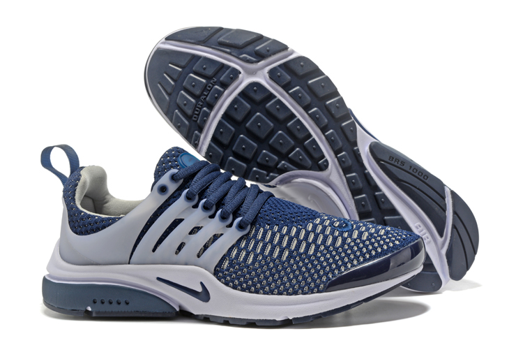 Nike Air Presto Flyknit Ultra Low Deep Blue White Shoes